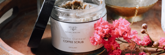 Coffee Kick For The Skin: Velvet Ash’s Vanilla Oatmeal Coffee Scrub