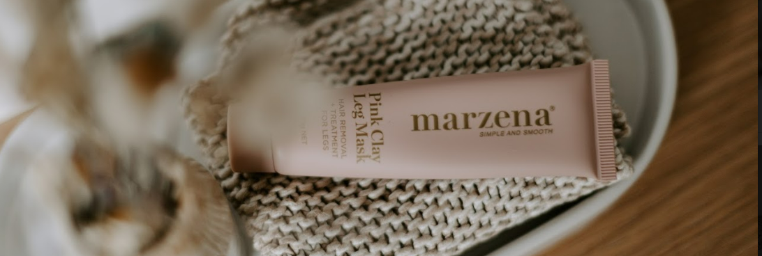 Marzena pink clay leg mask
